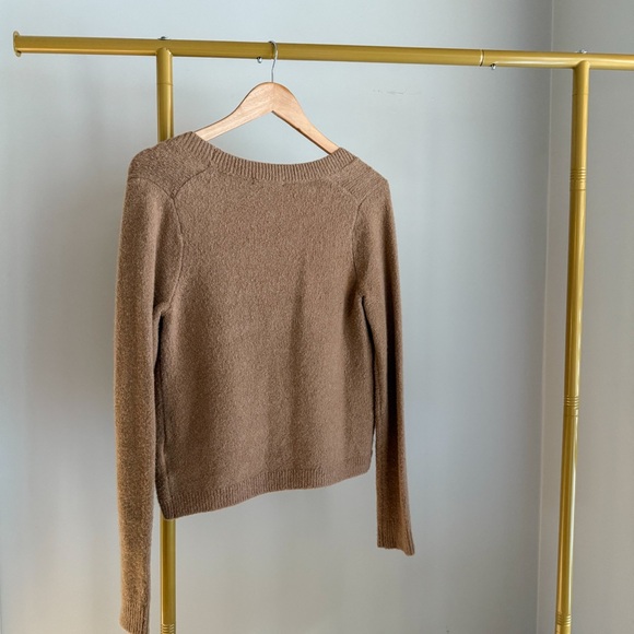 EUC Madewell 2 Piece Haskell Crop Cardigan Sweater Tank Set in Textured Yarn - Picture 4 of 6